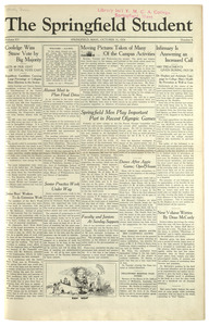 The Springfield Student (vol. 15, no. 06) October 31, 1924