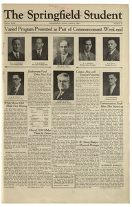 The Springfield Student (vol. 18, no. 30) June 8, 1928