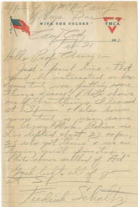 Letter from Schultz to Cheney (February 21, 1918)