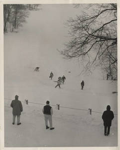 Winter fun at Lake Massasoit at Springfield College