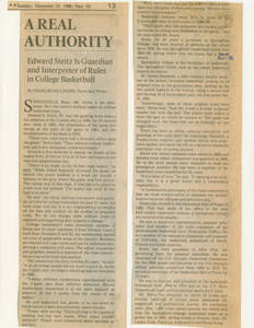 A Real Authority, December 25, 1988