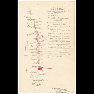 Map of liquor selling establishments on Harold Street