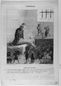 L' HÔTEL DES HARICOTS. Si tu l'avais montée ta gueuse de garde, t'aurais déjeuné avec Riflot; t'aurais joué au billard avec Fouillet qui te doit une revanche; ta petite Lolotte serait venue demander à diner à son Minet.... et ta femme, malheureux! ta propre femme pendant que tu es coffré..... oh! fichtre!....