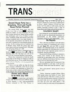 The Transgenderist (July, 1999)