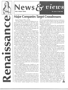 Renaissance News & Views Vol. 10, No. 4 (April, 1996)