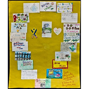 "Boston Strong" poster from Copley Square Memorial (Edison K-8 School)