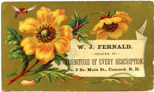 W. J. Fernald, dealer in furniture of every description