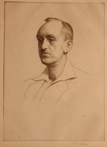 "Portrait of W.H.W. Bicknell" William Paxton (1869-1941)