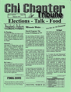 Chi Chapter Tribune Vol. 36 Iss. 03 (March, 1997)