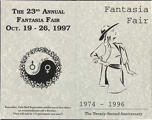 Fantasia Fair Awards Banquet Program (October 19-26, 1997)