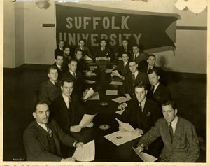 Members of Suffolk University's Student Council, 1938-1939