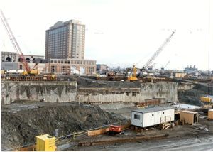 Central Artery/Third Harbor Tunnel Project construction, 1998