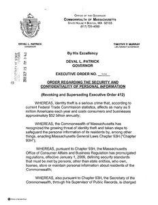 Executive Order (new series) No. 504