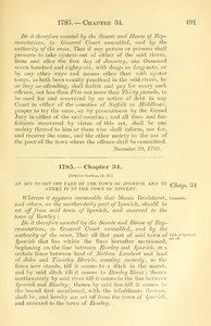 1785 Chap. 0034 An Act To Set Off Part Of The Town Of Ipswich, And To Annex It To The Town Of Rowley.