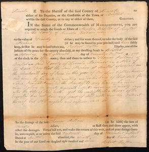 The Robert E. Brooker III Collection of American Legal and Land Use Documents, 1716-1930