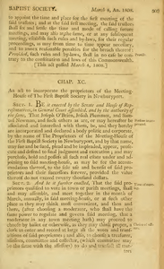 1807 Chap. 0091. An act to incorporate the proprietors of the Meeting-house of The first Baptist Society in Newburyport.