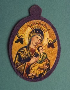 Badge of Our Lady of Perpetual Help