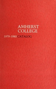 Amherst College Catalog 1979/1980