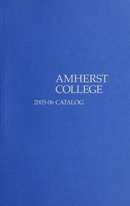 Amherst College Catalog 2005/2006