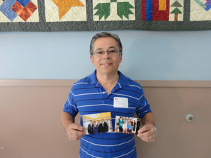 Antonio Pimentel at the Stoughton Mass. Memories Road Show