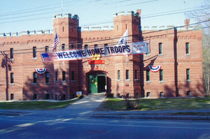 Welcome home at the Hingham Armory