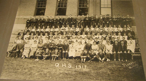 Graduating class of Quincy High School, 1918