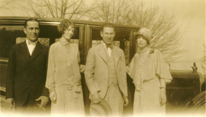 My parents, possibly after their wedding in Virginia