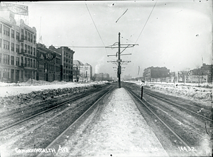 Commonwealth Avenue, west from Kenmore Square
