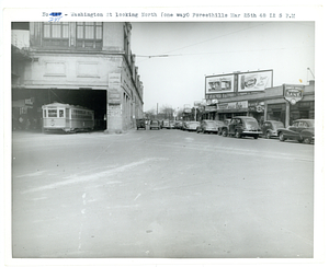 Washington Street looking north (one way) Forest Hills