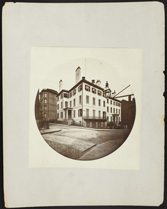 Exterior view of G.A. Gardener's House of Beacon St. & Somerset Club House, Boston, Mass., undated