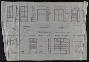 One Half Inch Scale (Details?) of Closet Finish, May 2, 1906