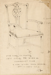 Chippendale-style Arm Chair