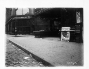 Sidewalk at 474 Washington St., east side Washington St., Boston, Mass., November 27, 1904