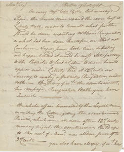 Letter from Henry Bass to Samuel P. Savage, 19 December 1765