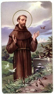 Holy card: St. Francis of Assisi