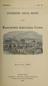 Fourteenth annual report of the Massachusetts Agricultural College