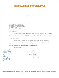 Letter from May Stoke to Mary Ann Badalamenti