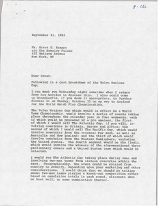 Letter from Mark H. McCormack to Ernst G. Knappe