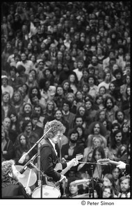 Bob Dylan with the Band: Dylan with Levon Helm on drums