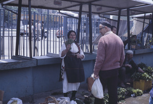 Vegetable stand in Skopje