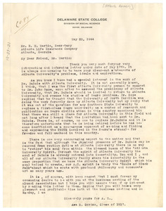 Letter from Asa H. Gordon to E. M. Martin