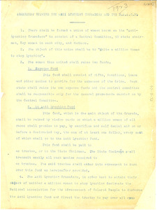 Agreement between the Anti-Lynching Crusaders and the NAACP