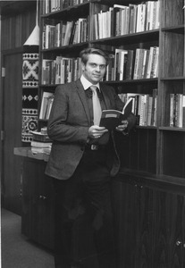 Dwight W. Allen with books