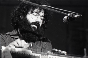 New Riders of the Purple Sage opening for the Grateful Dead at Sargent Gym, Boston University: Jerry Garcia on pedal steel guitar