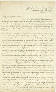 Letter from Theodore D. Weld to Erasmus Darwin Hudson