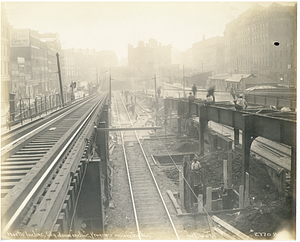 North incline, southerly down incline, progress on construction