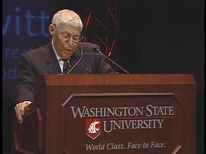 Coverage of the 2008 Edward R. Murrow Symposium with Don Hewitt