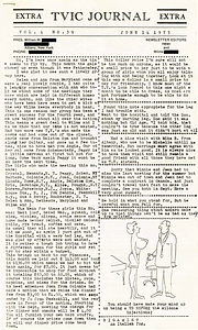 TVIC Journal Vol. 4 No. 39 (June 14, 1975)