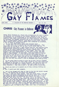CHRIS: Gay Prisoner in Bellevue