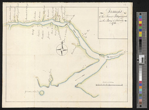 Draught of the River Pittquioyack in the Bay of Fundy 1758